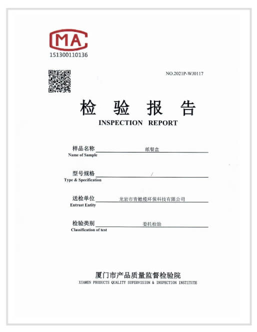 CMA Test Report