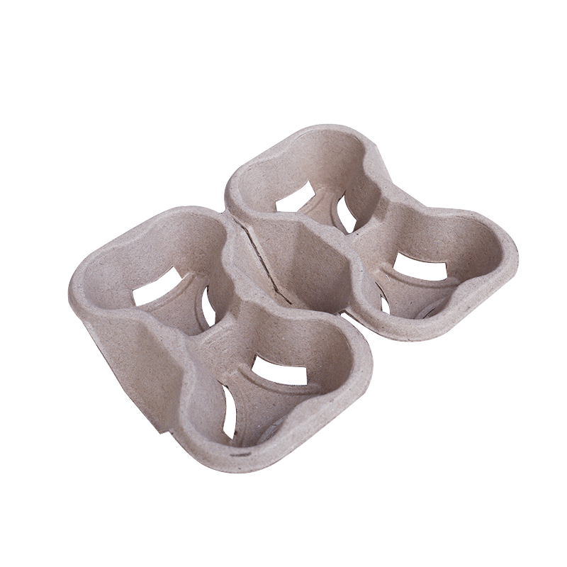 Customized 4 Cup Pulp Mould Cup Carrier Coffee Cup Holders - China Cup  Tray, Cup Holder