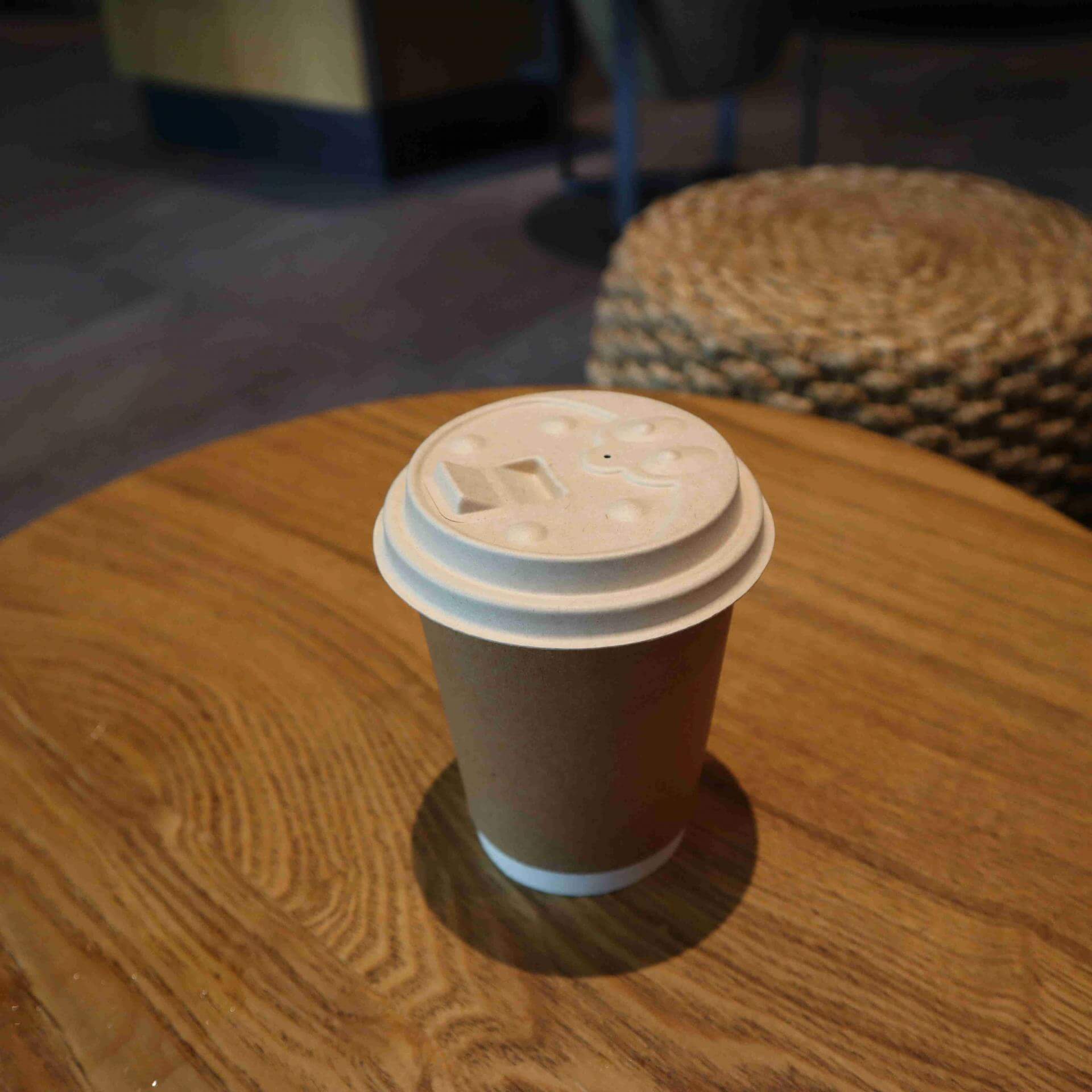 8oz paper cup lid from molded pulp packaging manufacturers