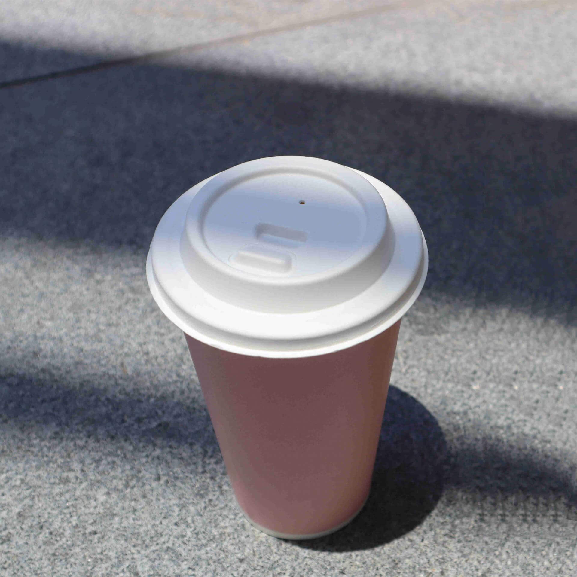 80mm compostable packaging cup covers disposable
