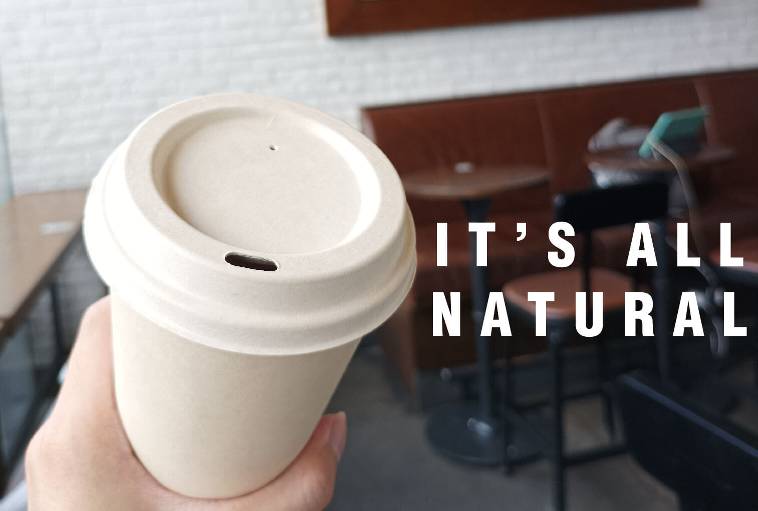 How to customize a compostable coffee lid to reduce the use of plastic