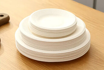 biodegradable paper plates are easier to degrade and more environmentally friendly