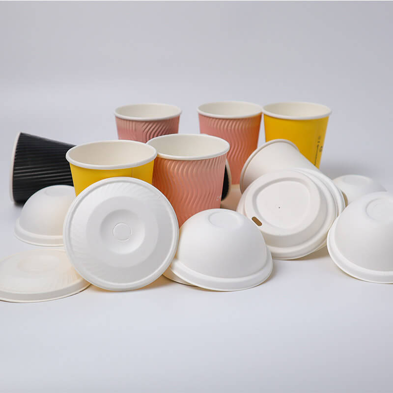 Biodegradable Paper Cup With Lids,Coffee Paper Cup And Lids