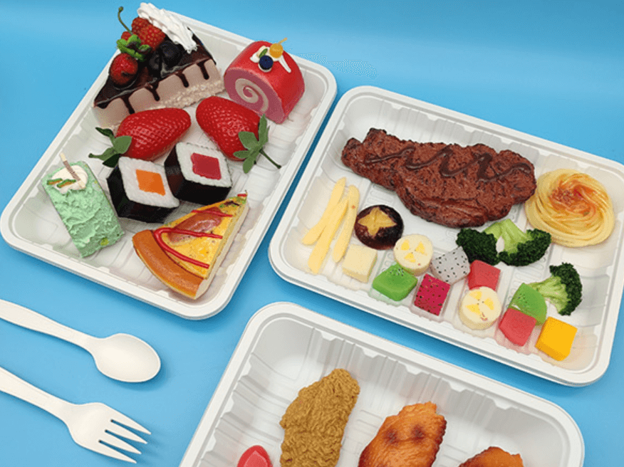 How many types of disposable biodegradable tableware are there?
