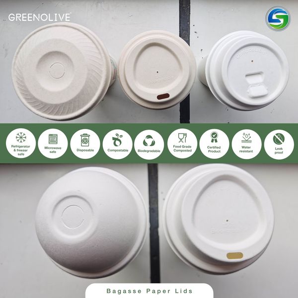 bagasse cup lids