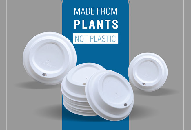 bagasse paper lid